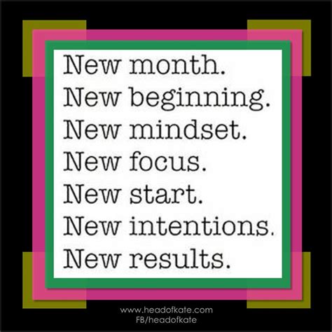 1st of the month quote.